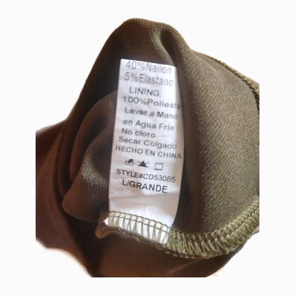 Windsor Green Stunning Beauty Spaghetti Strap Mini Dress - Picture 4 of 7